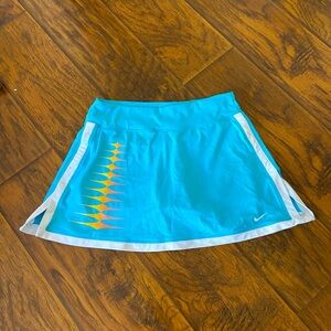 Nike sky blue tennis skirt